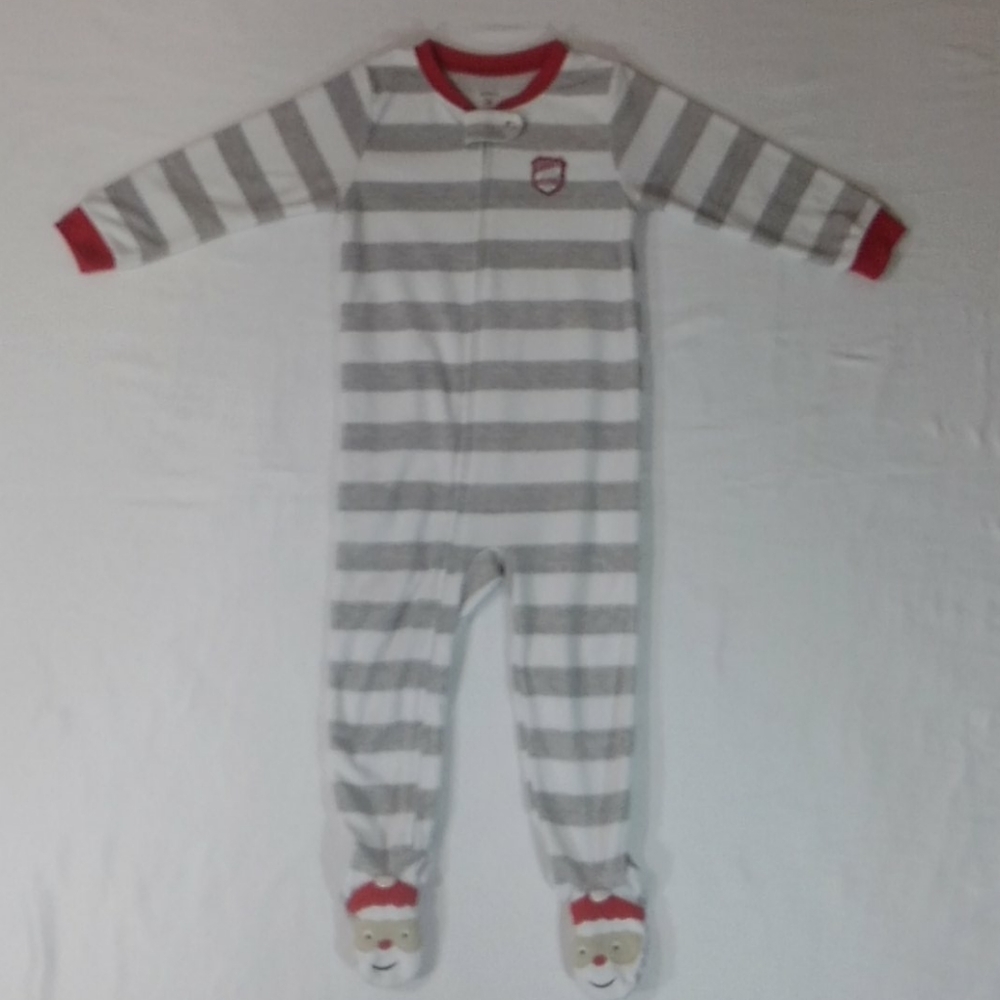 Carter's 3t Santa's Little Helper Footie Pajamas